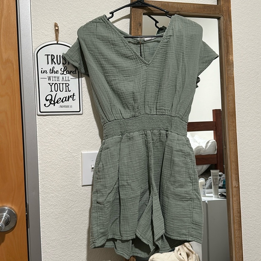 Green Gap Romper